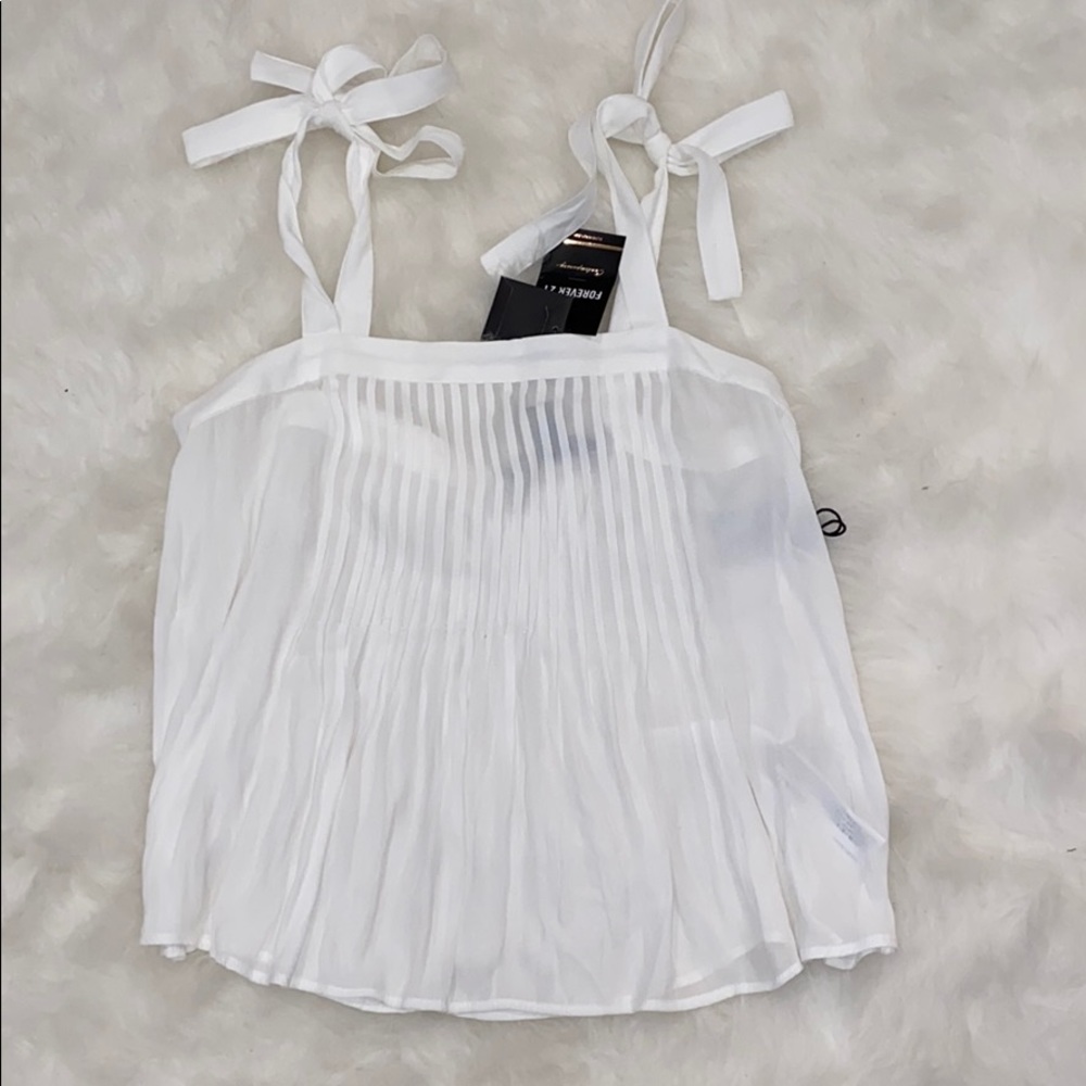 Brand new white tank